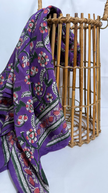 FOULARD DHELI VIOLETTE