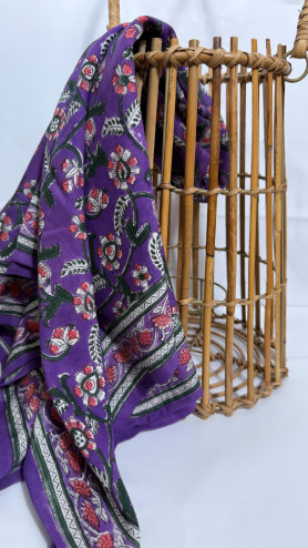 FOULARD DHELI VIOLETTE