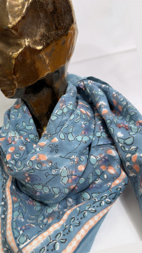 FOULARD CAGLIARI BLEU