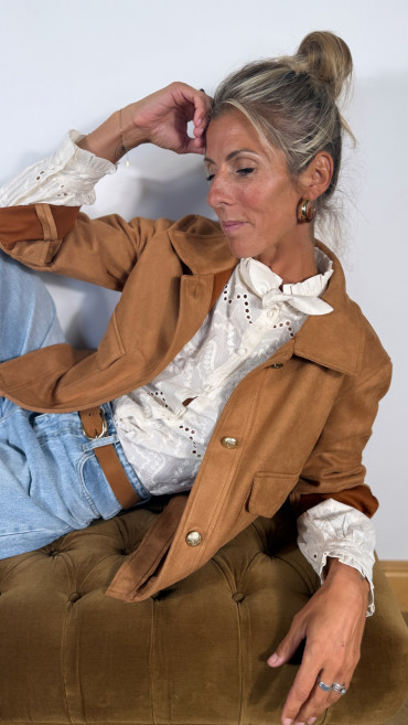 VESTE ANNIA CAMEL