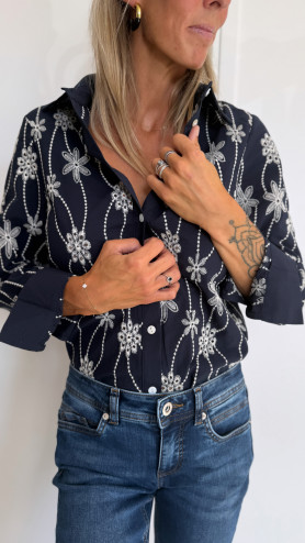 CHEMISE LILOU MARINE