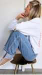 SWEAT ICONIC GRIS CLAIR