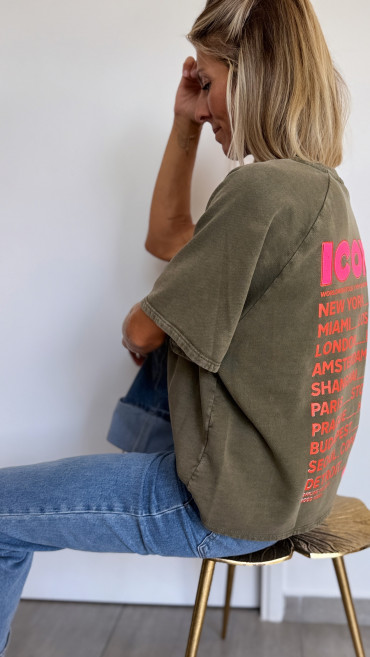 T-SHIRT  ICONIC KAKI