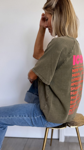 T-SHIRT  ICONIC KAKI