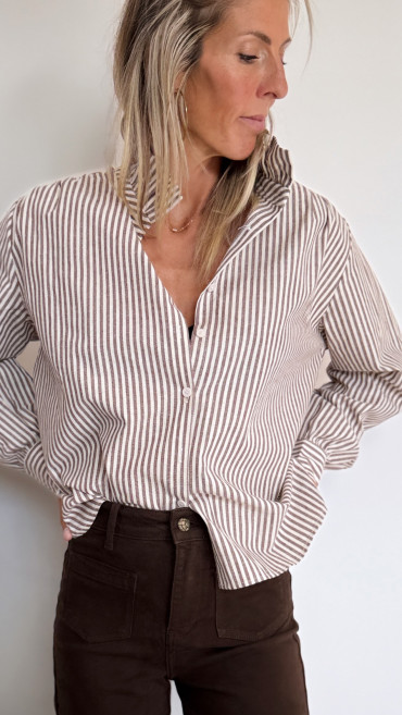 CHEMISE PAULINA RAYÉE
