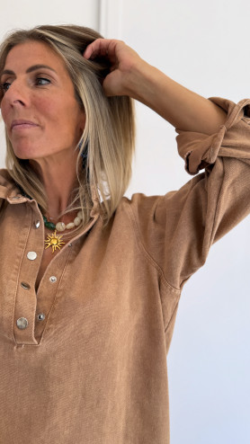 ROBE MAÏA CAMEL