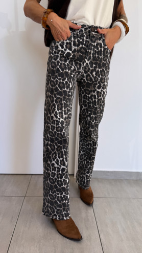 PANTALON ÉMIA LÉOPARD