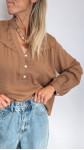 CHEMISE EMILIE CAMEL