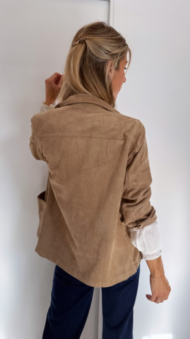 VESTE DAIM