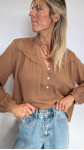 CHEMISE EMILIE CAMEL