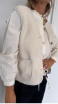 GILET MARTIAL CRÈME