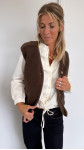 GILET MARTIAL CHOCO