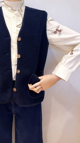 GILET MARTIAL MARINE