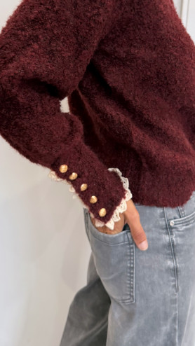 PULL DOLCÉ BORDEAUX PULL DOLCÉ BORDEAUX