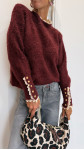 PULL DOLCÉ BORDEAUX