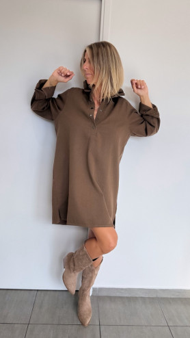 ROBE MAÏA CHOCOLAT