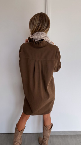 ROBE MAÏA CHOCOLAT