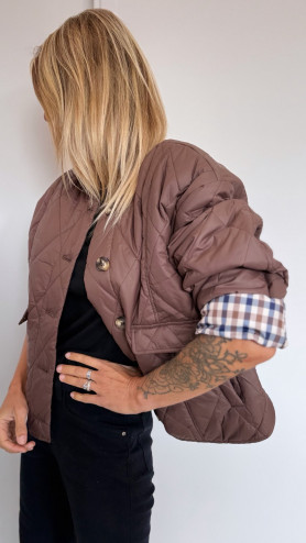 MANTEAU COLETTE CHOCOLAT