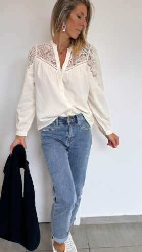 BLOUSE LINA BLANCHE BLOUSE LINA BLANCHE