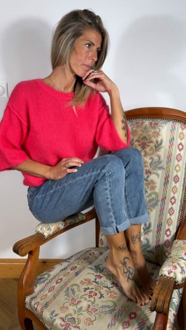 PULL ALBERTO ROUGE A LÈVRE