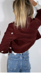 VESTE TINY BORDEAUX