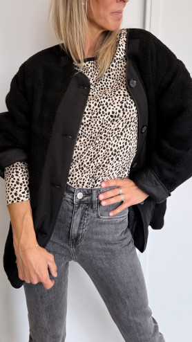 MANTEAU MARILOU NOIR