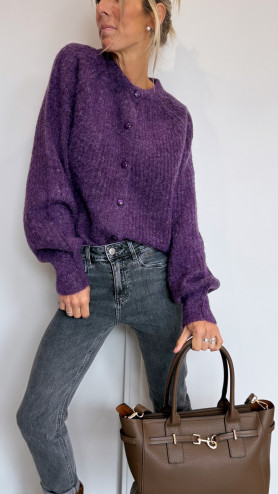 GILET NINA VIOLET GILET NINA VIOLET