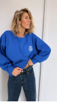 SWEAT CLARYSSE BLEU ROYAL