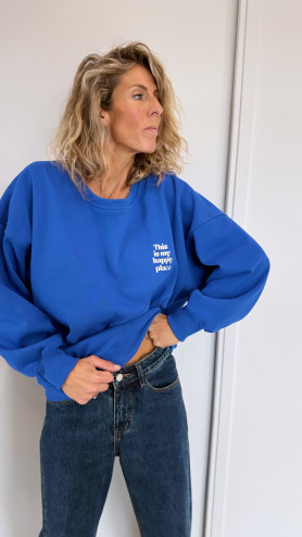 SWEAT CLARYSSE BLEU ROYAL