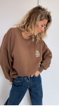 SWEAT CLARYSSE CHOCOLAT