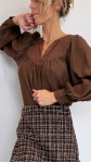 BLOUSE EMMA CHOCO