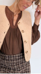 GILET ÉLIO CAMEL CLAIR