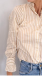 CHEMISE SALI RAYURES BEIGE