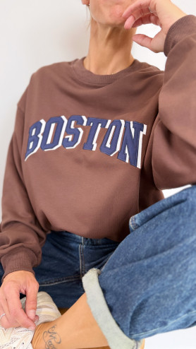 SWEAT BOSTON CHOCOLAT