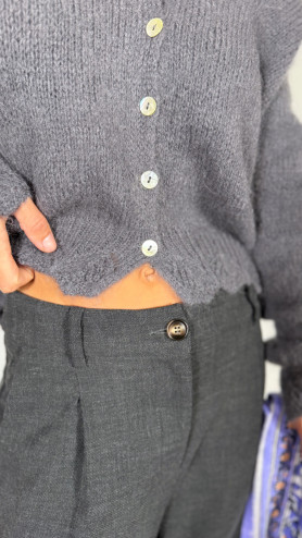 GILET SOLIA GRIS