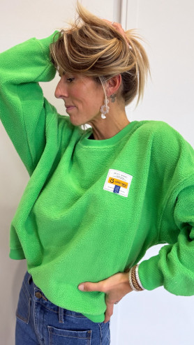 SWEAT POLAIRE VERT FLASHY SWEAT POLAIRE VERT FLASHY