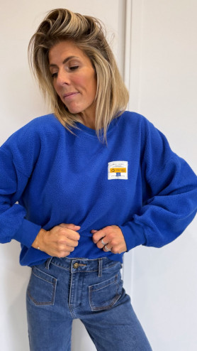 SWEAT POLAIRE BLEU SWEAT POLAIRE BLEU
