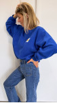SWEAT POLAIRE BLEU