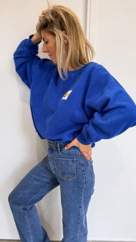 SWEAT POLAIRE BLEU SWEAT POLAIRE BLEU