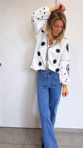 BLOUSE ACCACIA BRODEE