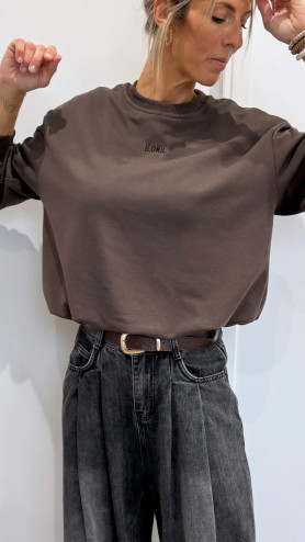 SWEAT ICONIC CHOCO