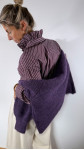 CHEMISE VANESSA RAYURES VIOLINE
