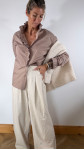 CHEMISE VANESSA RAYURES BEIGE