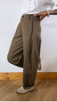 PANTALON BARREL TAUPE