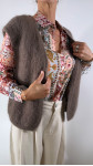 GILET CALLA MOHAIR