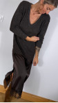 ROBE PULL LÉONIE MARRON