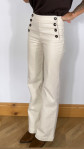 PANTALON GIONO ÉCRU