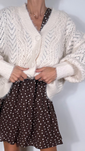 GILET LALANE ECRU GILET LALANE ECRU