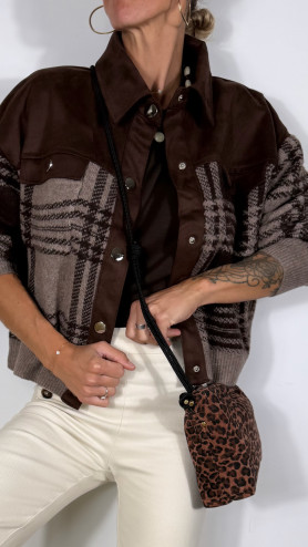 VESTE MAXIME CARREAUX