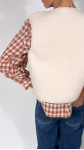 GILET HERMAN BLANC